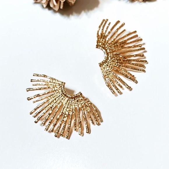 Sun radiant earrings M131 - Picture 4 of 7